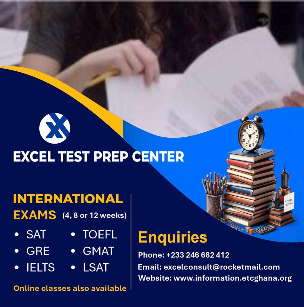 GMAT, SAT, IELTS & GRE Test Prep Students in Ghana